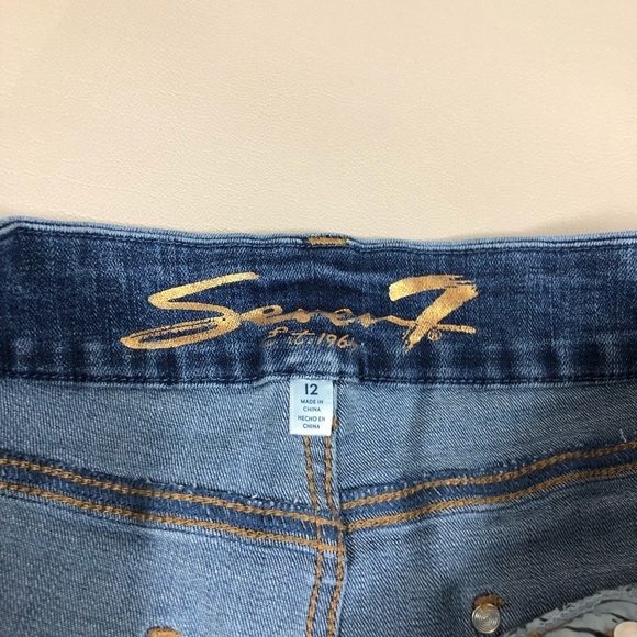 Seven7 Tummyless High Rise Skinny Size 12 - Picture 9 of 16